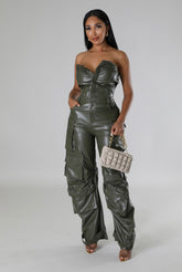 Gi Jane Leather Jumpsuit