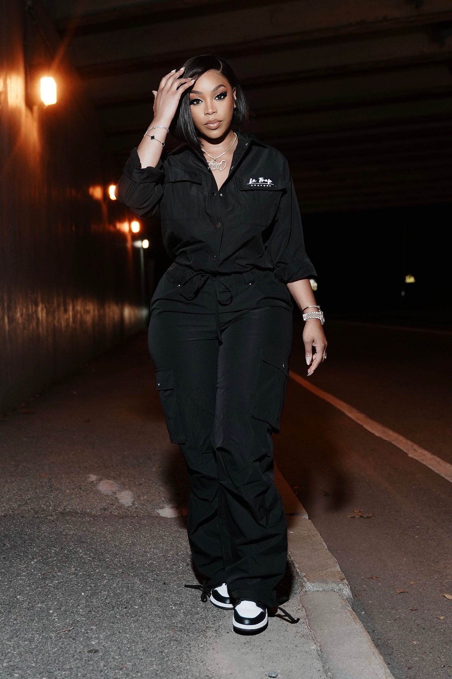 LTC Parachute Jumpsuit (black)