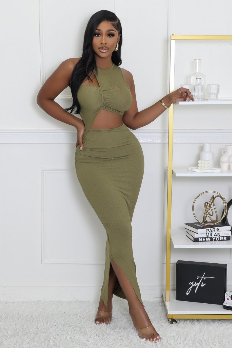 Always for you Dress (Olive)